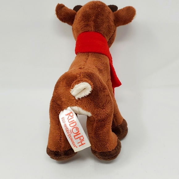 Chrismas Rudolph The Red Nosed Reindeer  Plush 7" Stuffed Animal Toy - Picture 3 of 8
